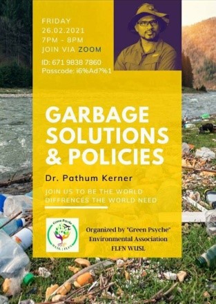 A webinar on “Garbage solutions and policies”