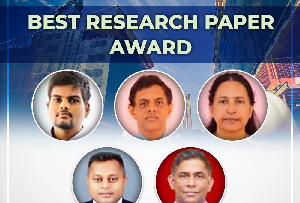 BEPAM Best Paper Award to Wayamba University Researchers at the World Construction Symposium, 2021
