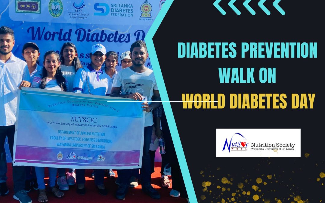 NutSoc Leading the Diabetes Day Walk 2023